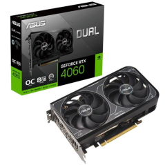h2ASUS Dual GeForce RTX 4060 V2 OC Edition 8GB GDDR6 h2divpASUS Dual GeForce RTX 4060 V2 OC Edition 8GB GDDR6 con dos potentes 