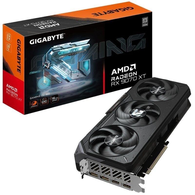 Tarjeta gráfica gigabyte radeon rx 9070 xt gaming oc/ 16gb gddr6 Tarjeta gráfica gigabyte radeon rx 9070 xt gaming oc/ 16gb gddr6