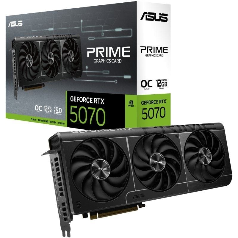 Tarjeta gráfica asus prime geforce rtx 5070 oc edition/ 12gb gddr7 Tarjeta gráfica asus prime geforce rtx 5070 oc edition/ 12gb gddr7