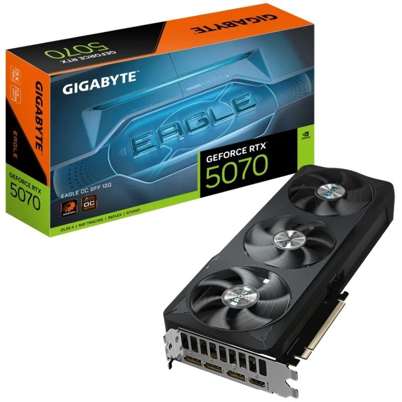 Tarjeta gráfica gigabyte geforce rtx 5070 eagle oc sff/ 12gb gddr7 Tarjeta gráfica gigabyte geforce rtx 5070 eagle oc sff/ 12gb gddr7