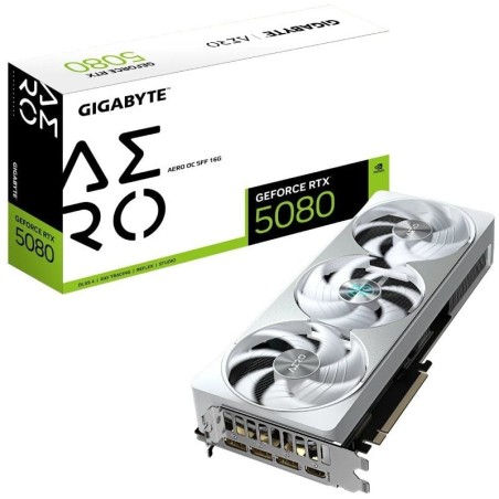 h2GeForce RTX 5080 AERO OC SFF 16G h2divp pulliDesarrollado con la arquitectura NVIDIA Blackwell y DLSS 4 liliDesarrollado por 