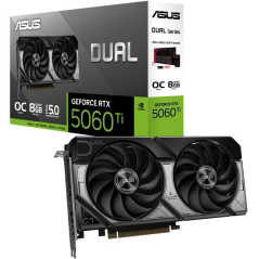 ph2Ventiladores dobles Ajuste perfecto h2pASUS Dual GeForce RTX8482 5060 Ti combina un potente rendimiento termico con una ampl
