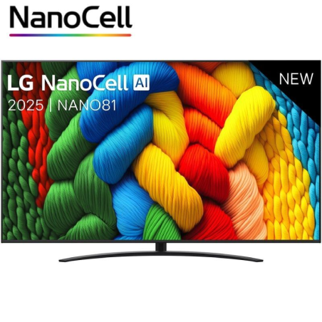 h2Smart TV LG Nanocell LED AI NANO81 86 pulgadas 4K 2025 h2ppulliMayor precision de colores puros gracias a las 25 millones de 