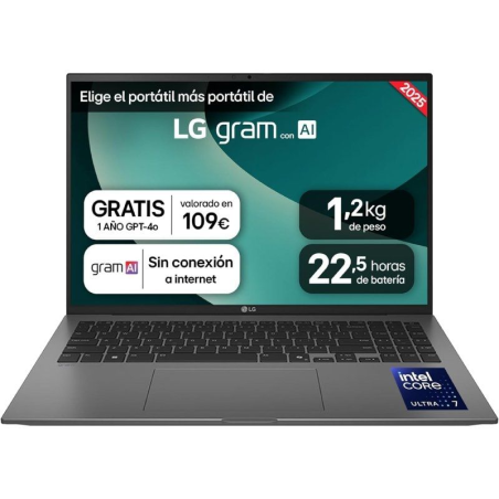 ph2Portatil LG 16ZD90T GAX78B 1682178217 Ultra7 16GB RAM 1TB SSD Sin Sistema Operativo h2ulliCrea sin limites con los nuevos LG