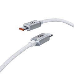 h2CABLE OPTIMUS 60W C C h2pSUBBLIM Cable USB C a USB C 60W 8220Optimus8221 Carga Rapida PD hasta 20V 3A Nylon TrenzadonbspTrans