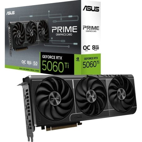 ph2Preparado para el poder h2pExperimente el rendimiento primario con Prime GeForce RTX 5060 Ti una tarjeta GeForce para entusi