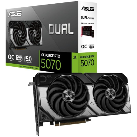 ph2Ventiladores dobles ajuste perfecto h2pLa ASUS Dual GeForce RTX8482 5070 combina un potente rendimiento termico con una ampl