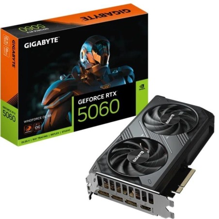 ph2strongGeForce RTX8482 5060 WINDFORCE OC 8G strong h2pImpulsada por la arquitectura NVIDIA Blackwell y DLSS 4brImpulsada por 