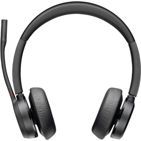 h2Auriculares USB C Poly Voyager 4320 con certificacion de Microsoft Teams adaptador BT700 h2pLibere a sus trabajadores de sus 