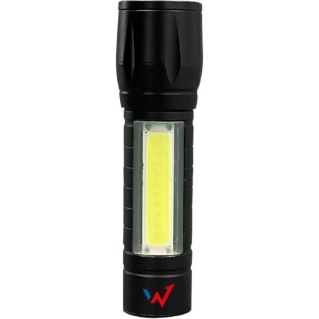 h2Mini linterna 2 en 1 de 100 lumenes con lampara COB lateral IP44 3 modos de luz bateria recargable h2pbCOMPACTA Y MULTIFUNCIO