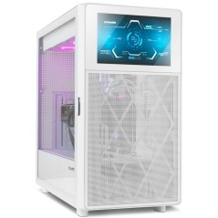 ph28 LCD SCREEN MID TOWER h2ulliPantalla LCD de 88221 totalmente personalizable liliPanel frontal metal mesh liliFiltro magneti