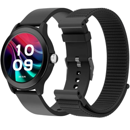 h2SPC SMARTEE DUO VIVO 2 h2pSmartwatch de 1328221 con pantalla tactil AMOLED 2 correas intercambiables llamadas y avisos Blueto
