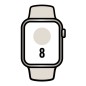 Apple watch series 8/ gps/ 41mm/ caja de aluminio blanco estrella/ correa deportiva blanco estrella Apple watch series 8/ gps/ 41mm/ caja de aluminio blanco estrella/ correa deportiva blanco estrella
