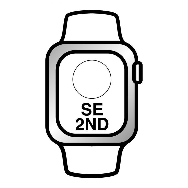 Apple watch se/ gps/ cellular/ 40mm/ caja de aluminio en plata/ correa deportiva blanco Apple watch se/ gps/ cellular/ 40mm/ caja de aluminio en plata/ correa deportiva blanco